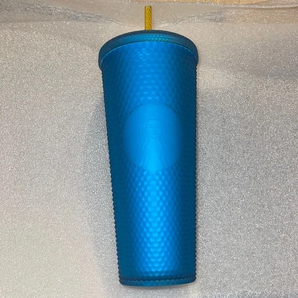 STARBUCKS  Mxico  Blue Jelly Soft Touch Studded Tumbler